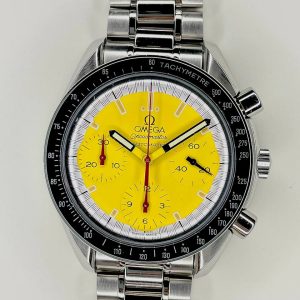 photo_7_2023-09-10_15-57-00 ( Sold )OMEGA SPEEDMASTER SCHUMACHER LOTUS RACING 39mm CHRONOGRAPH RARE VINTAGE PRE-OWNED