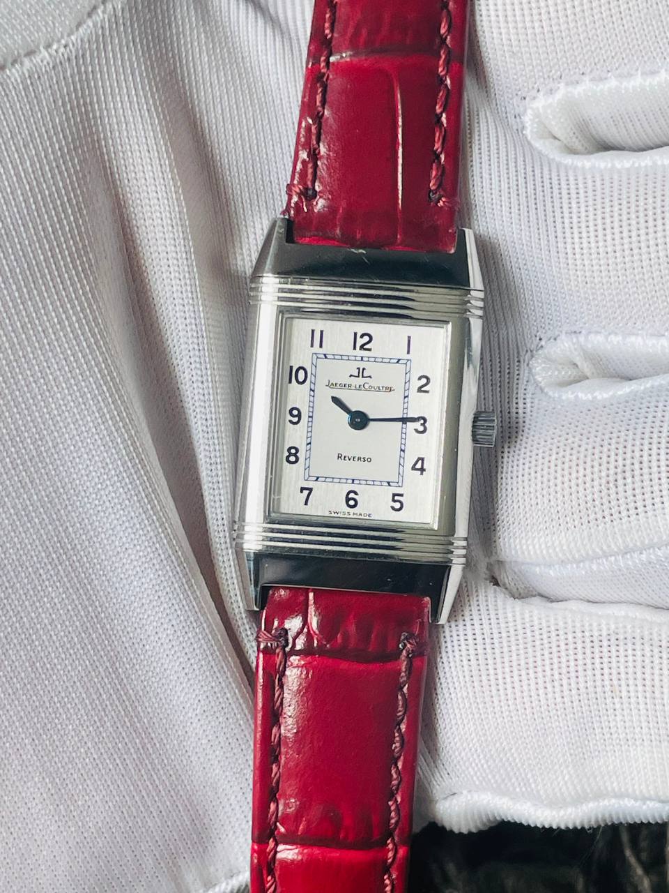 ( Sold ) Jaeger-LeCoultre Reverso Reference 260.8.08 watch only original buckle