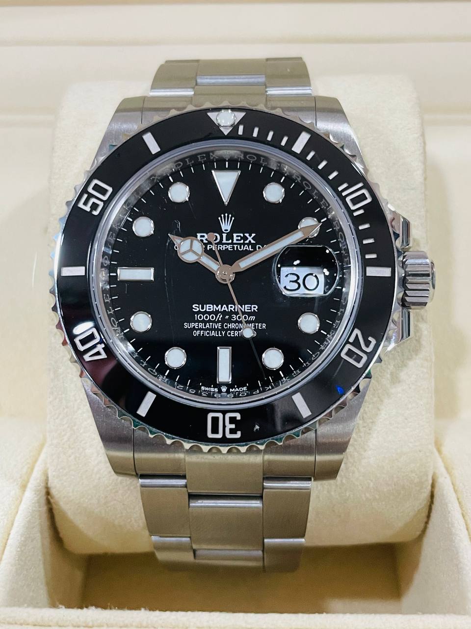 Rolex Submariner Ceramic Stainless Steel Black dial 41mm
