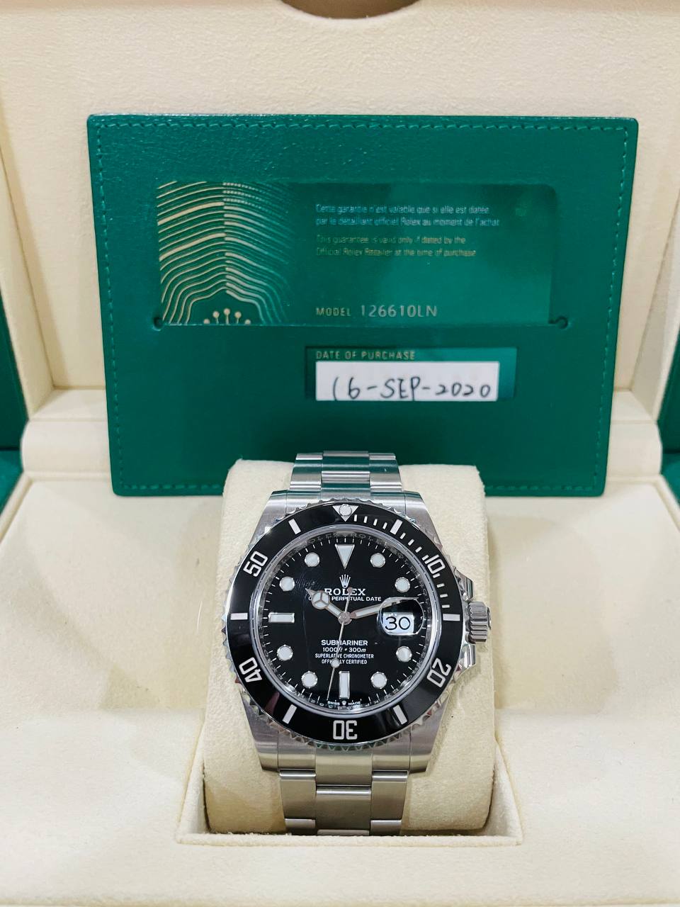Rolex Submariner Ceramic Stainless Steel Black dial 41mm - Image 6