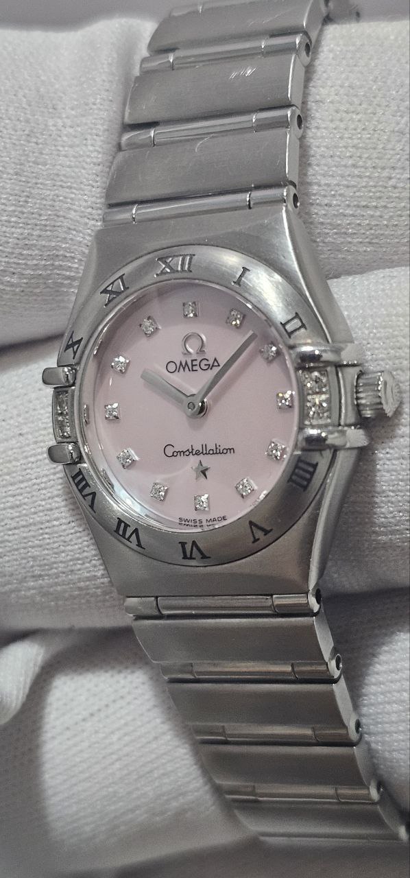 ( Sold ) Omega Constellation ladies Mother of Pearl Pink dial full set - Image 3