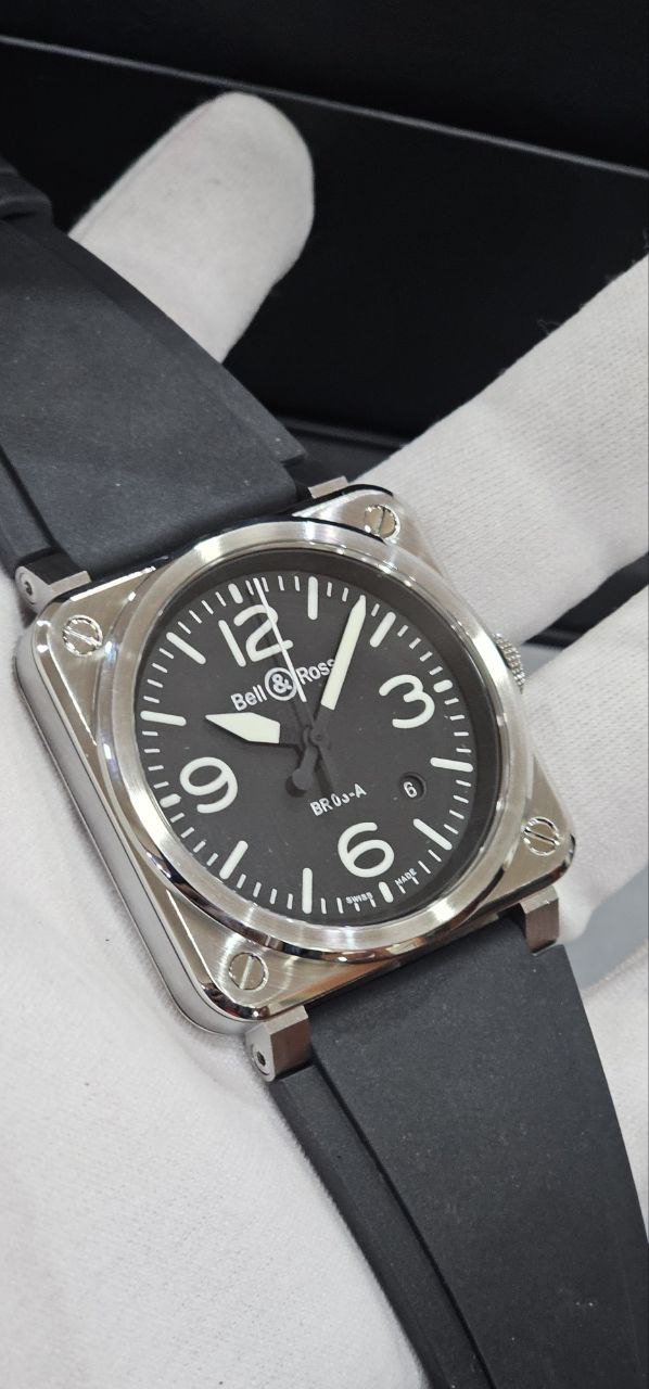 ( Sold ) Bell and Ross BR 03-92 Stainless steel 42 mm Year 2024 like new full set