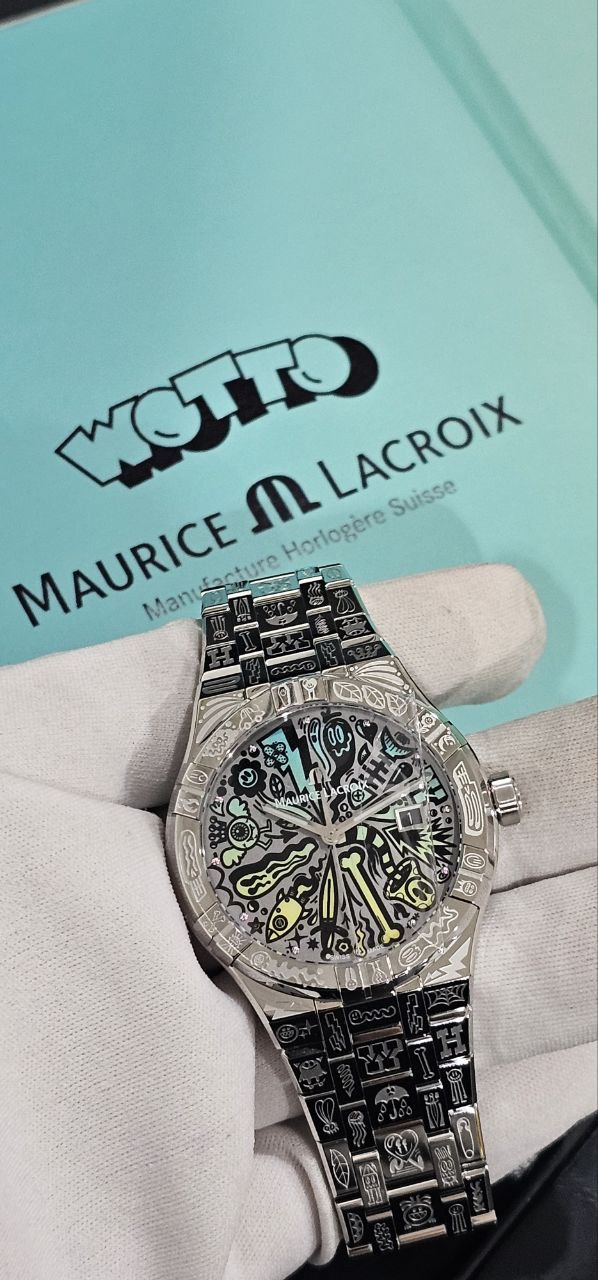 Brand New Maurice Lacroix Aikon Automatic Wotto Limited Edition 42 mm Warranty - Image 7