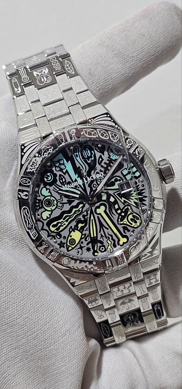 Brand New Maurice Lacroix Aikon Automatic Wotto Limited Edition 42 mm Warranty - Image 3