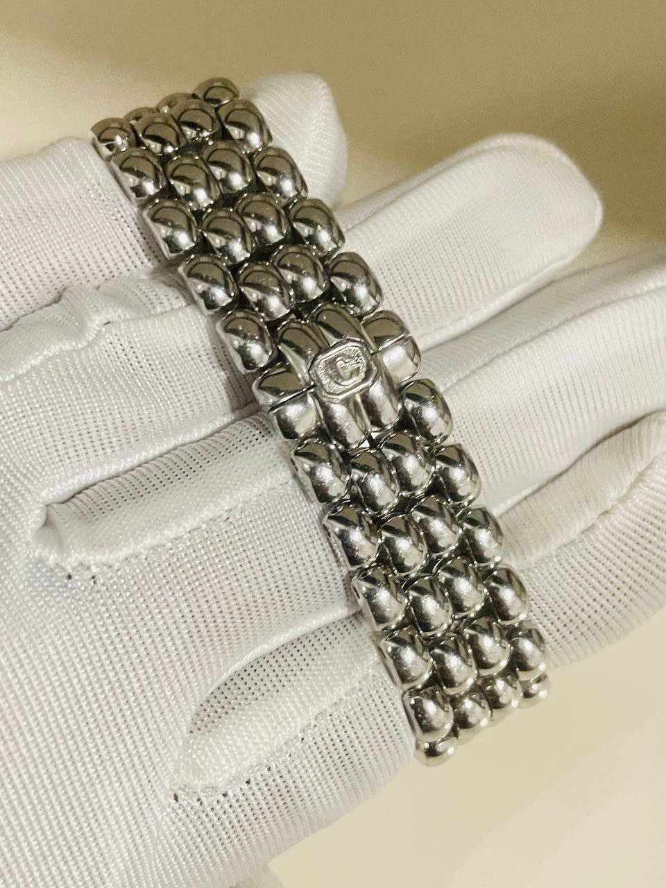 ( Sold) Chopard Happy Sports Diamonds 27/8250-23 26 mm case size 5 floating diamonds - Image 4