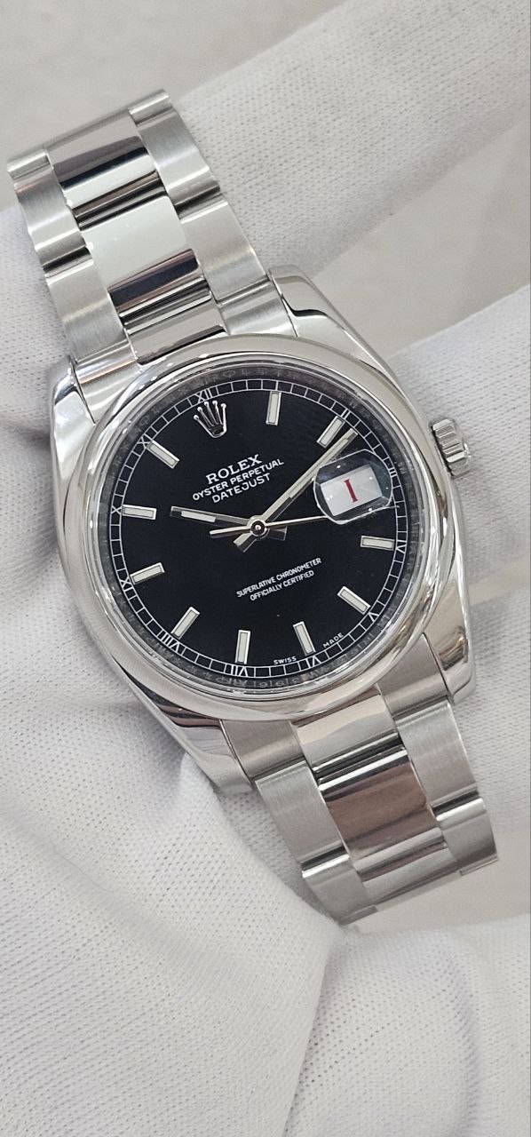 Rolex Datejust 116200 36mm stainless steel case