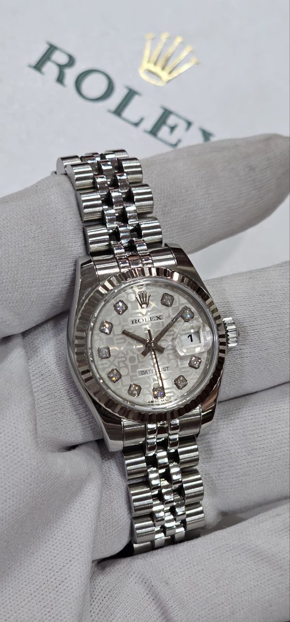 Rolex ladies Date just Anniversary special model Model 179174 18k full set