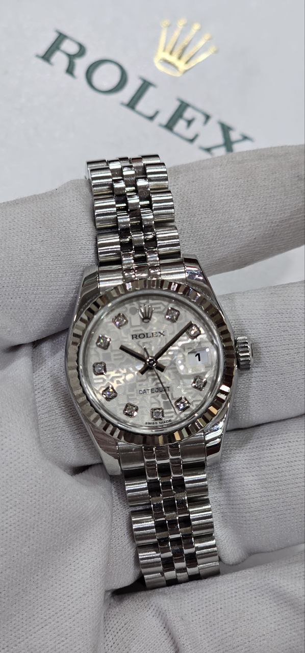 Rolex ladies Date just Anniversary special model Model 179174 18k full set - Image 2