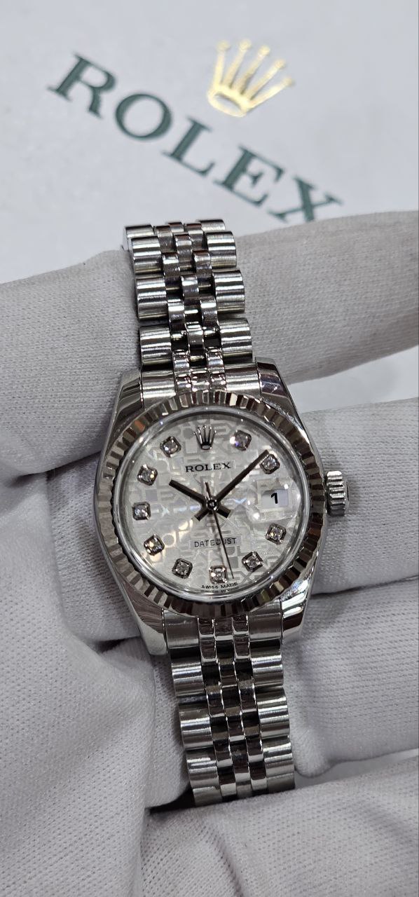 Rolex ladies Date just Anniversary special model Model 179174 18k full set - Image 3