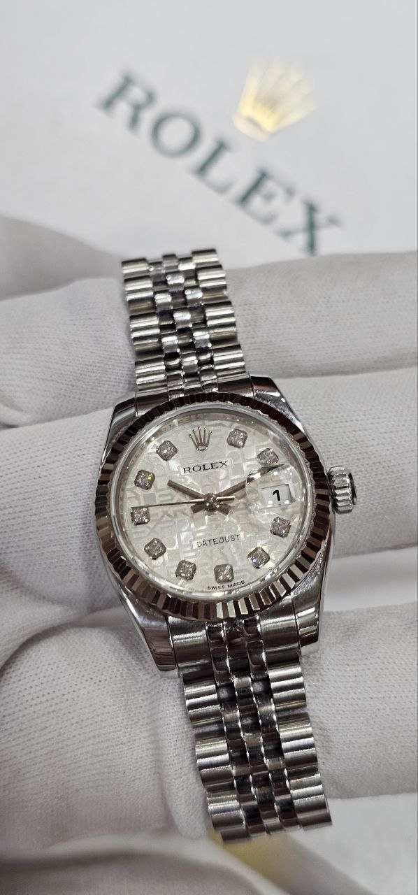 Rolex ladies Date just Anniversary special model Model 179174 18k full set - Image 4