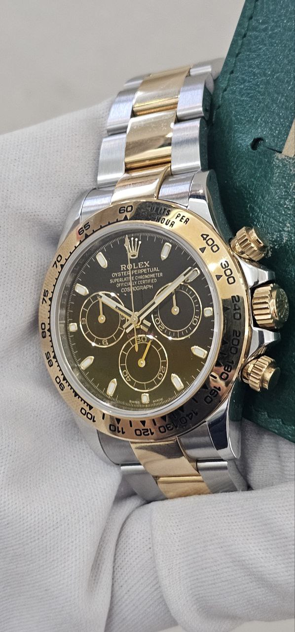 Rolex 116503 Daytona Half gold 18k Black dial - Image 6