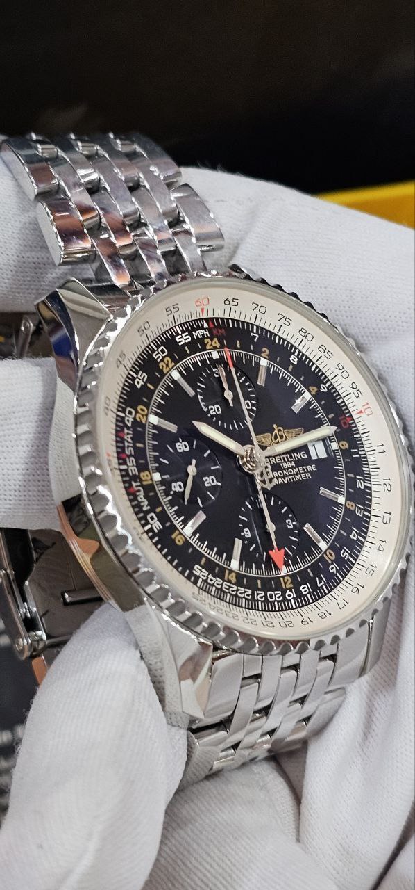 Breitling Navitimer 46 mm Pilot watch GMT A24322 - Image 2