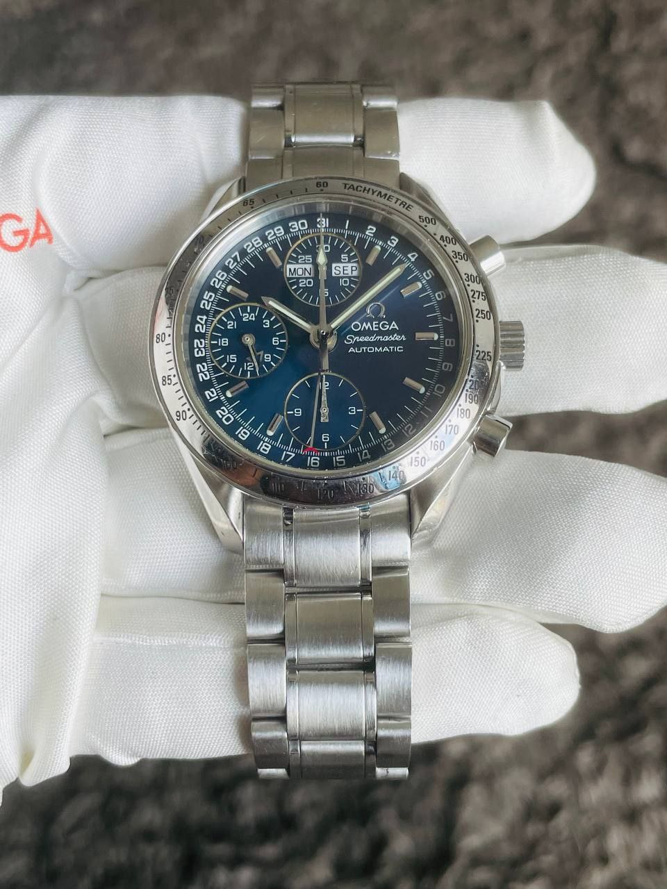 Omega Speed master Bluesy Day Date T3 Day Date Sky Blue dial - Image 2