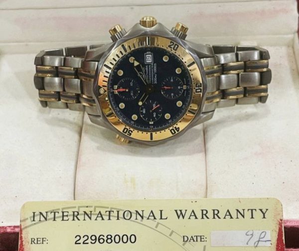 Omega Seamaster Diver 300 Chronograph 2296800 18k Rose gold Titanium - Image 4