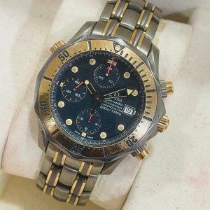 Omega Seamaster Diver 300 Chronograph 2296800 18k Rose gold Titanium