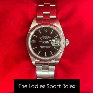 Rolex ladies Date just 79170 Black Gloss dial full set