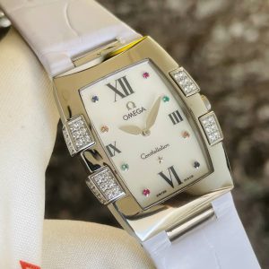 Omega Constellation Quadrella mother of pearl