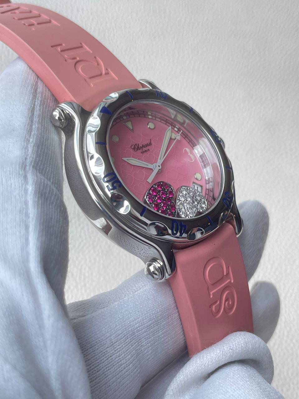 Chopard Happy Hearts Model 278945-421 Pink Mother Of Pearl dial - Image 3