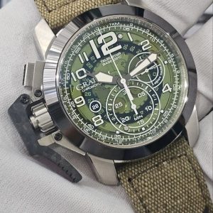 Graham Chronofighter Steel and Target Model: 2CCAC.G03A.T31S