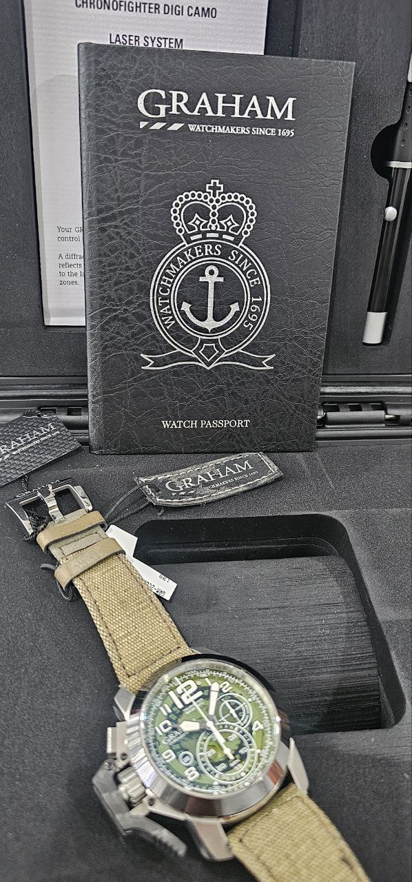 Graham Chronofighter Steel and Target Model: 2CCAC.G03A.T31S - Image 2