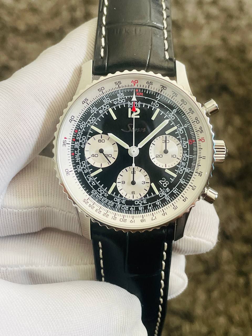 Sinn 903.18675 STII Panda 41mm Aviation Chronograph