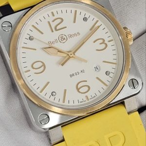 Bell and Ross BR03-92 Half gold bezel