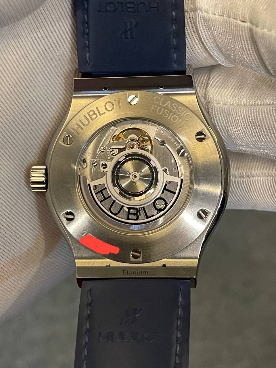 Hublot Classic Fusion 42mm Sunray Blue Dial - Image 3