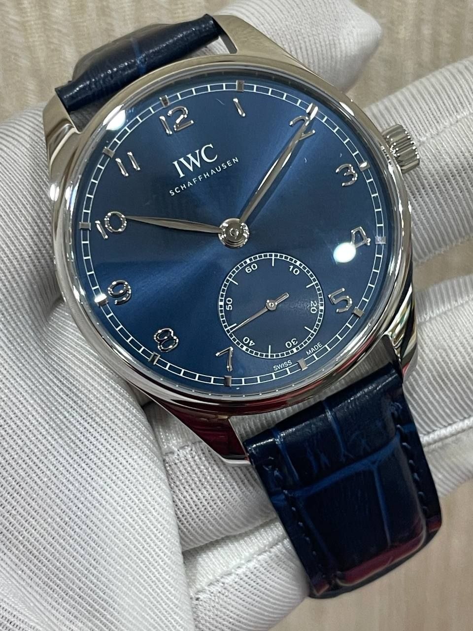 IWC Portugieser steel automatic men's watch IW358305 40mm stainless steel case
