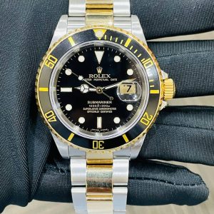 Rolex Submariner Model 16613LN 40mm 18k Gold Two Toned
