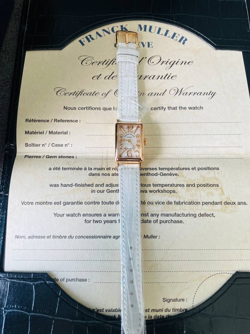 Frank Muller Long Island Petite Relief 18k 750 Rose Gold - Image 2