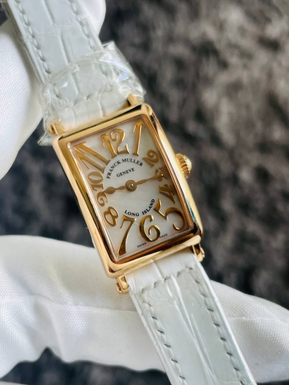 Frank Muller Long Island Petite Relief 18k 750 Rose Gold