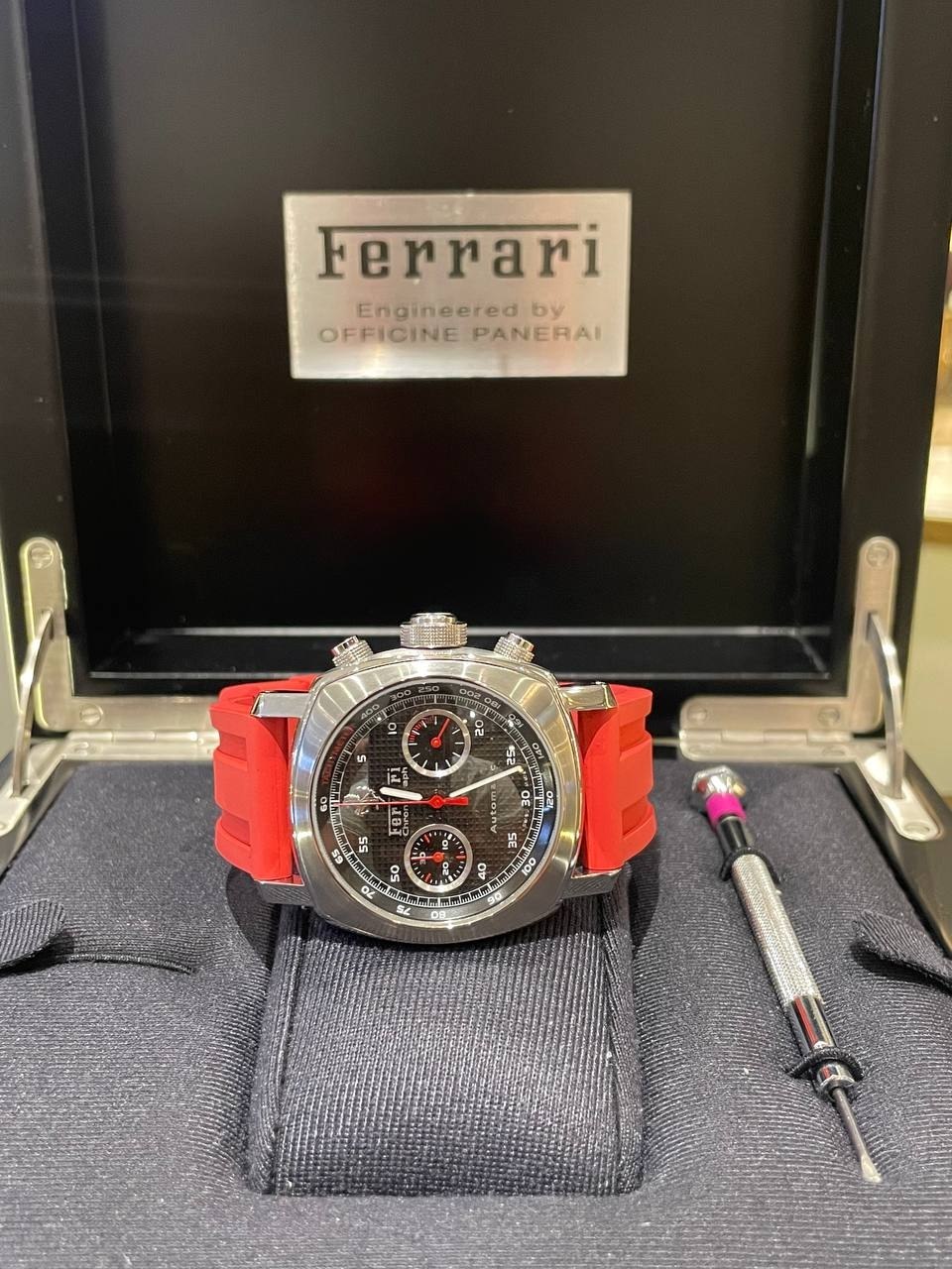 Panerai Ferrari Scuderia Chronograph Ref FER00018 40mm Stainless Steel - Image 2