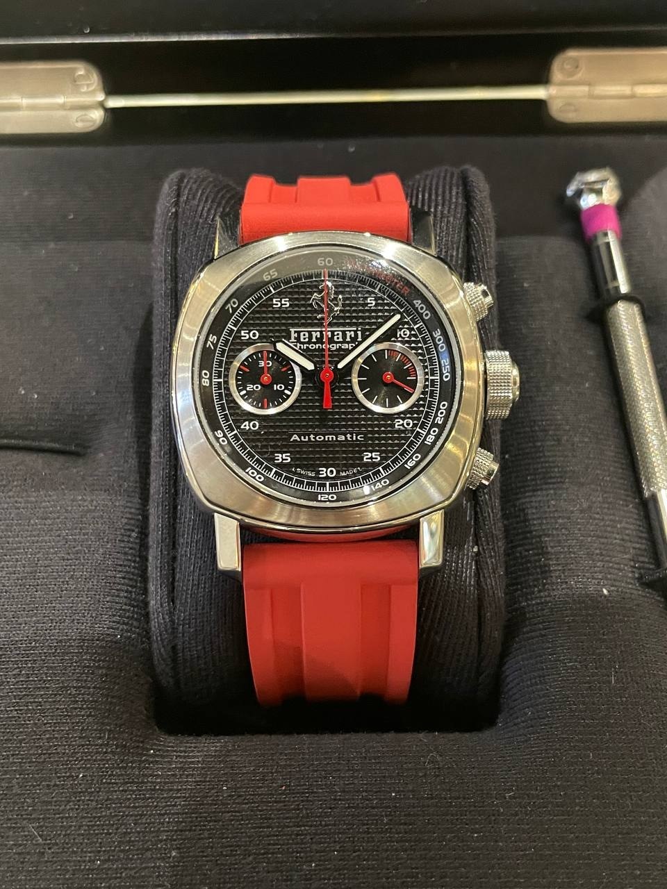 Panerai Ferrari Scuderia Chronograph Ref FER00018 40mm Stainless Steel