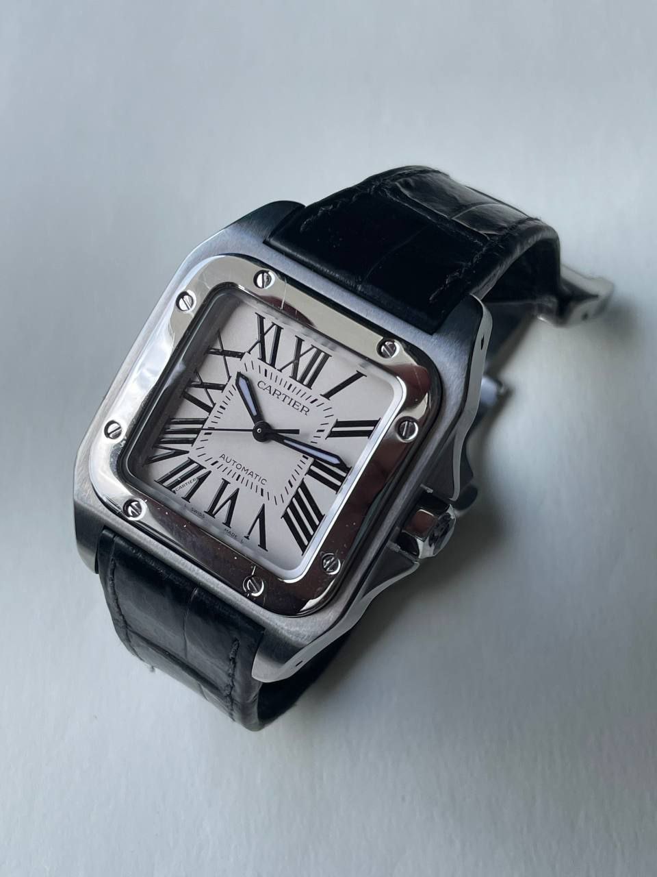 The Cartier Santos 100 M Anniversary model