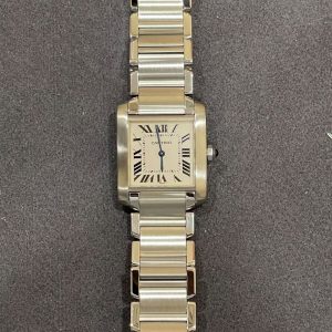 82c1e834-a07d-4d6f-96d9-e729c0f3ee5e Cartier Tank Française Model 3751 Mid Size