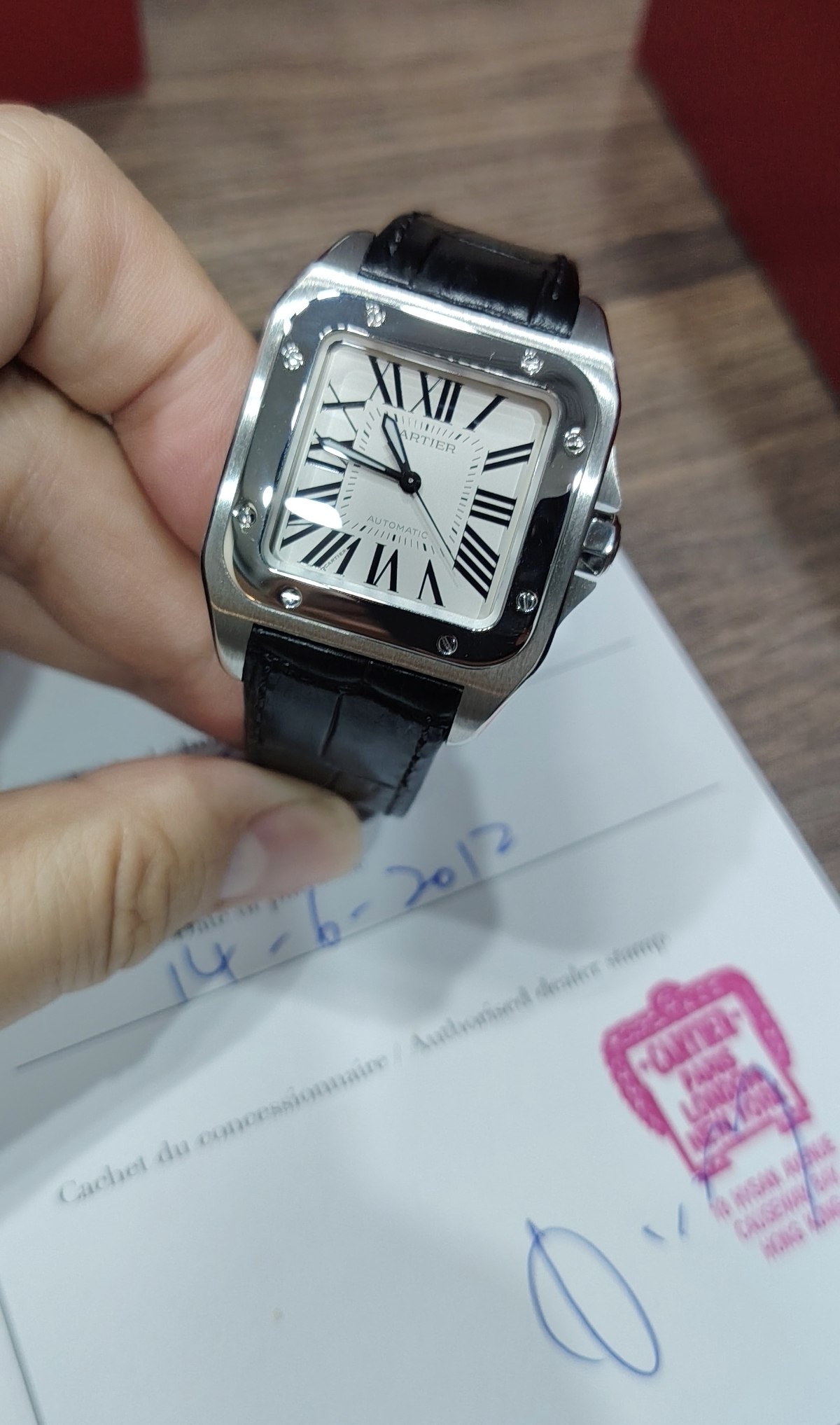 The Cartier Santos 100 M Anniversary model - Image 2