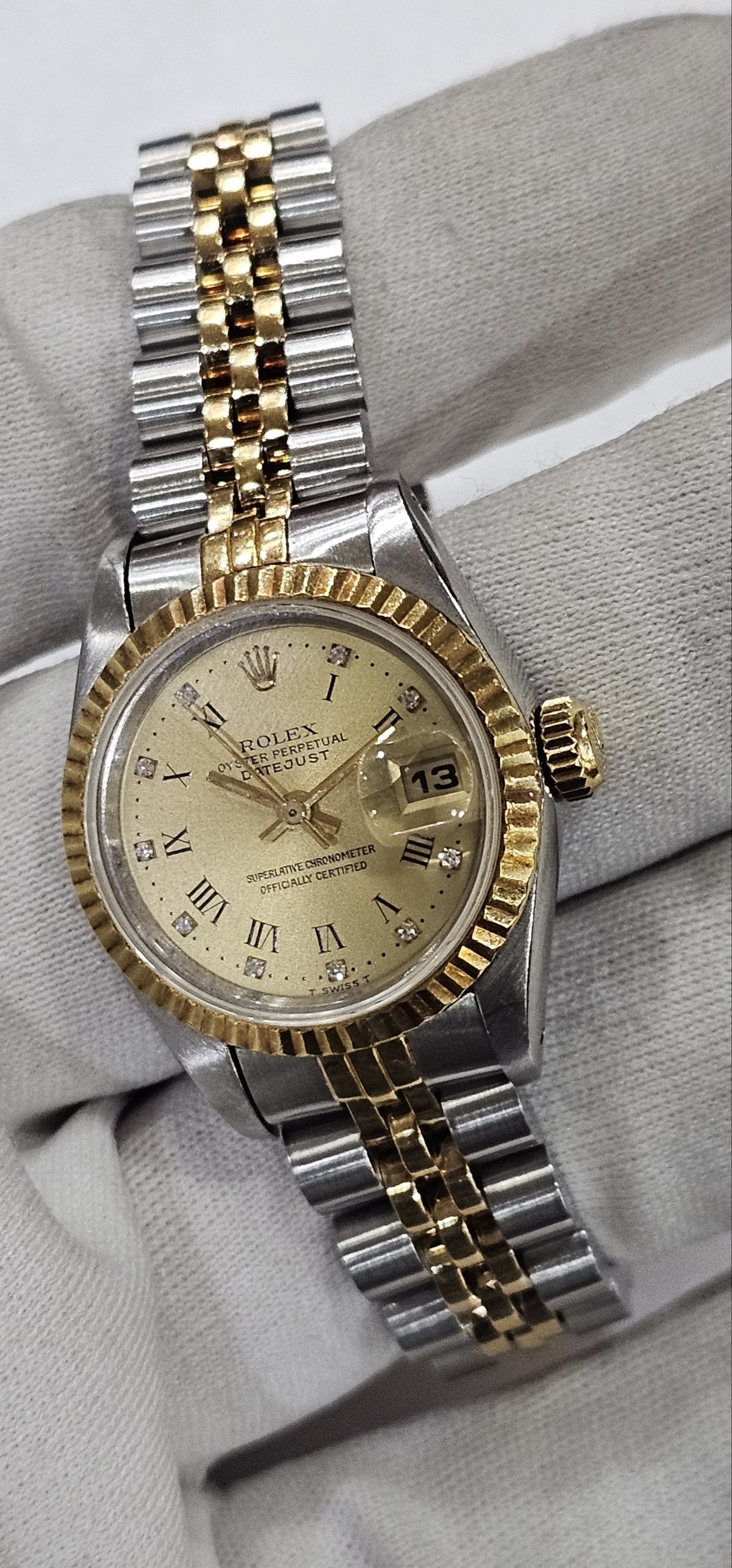 Rolex Datejust 69173 Ladies 26mm 18k half gold case - Image 3