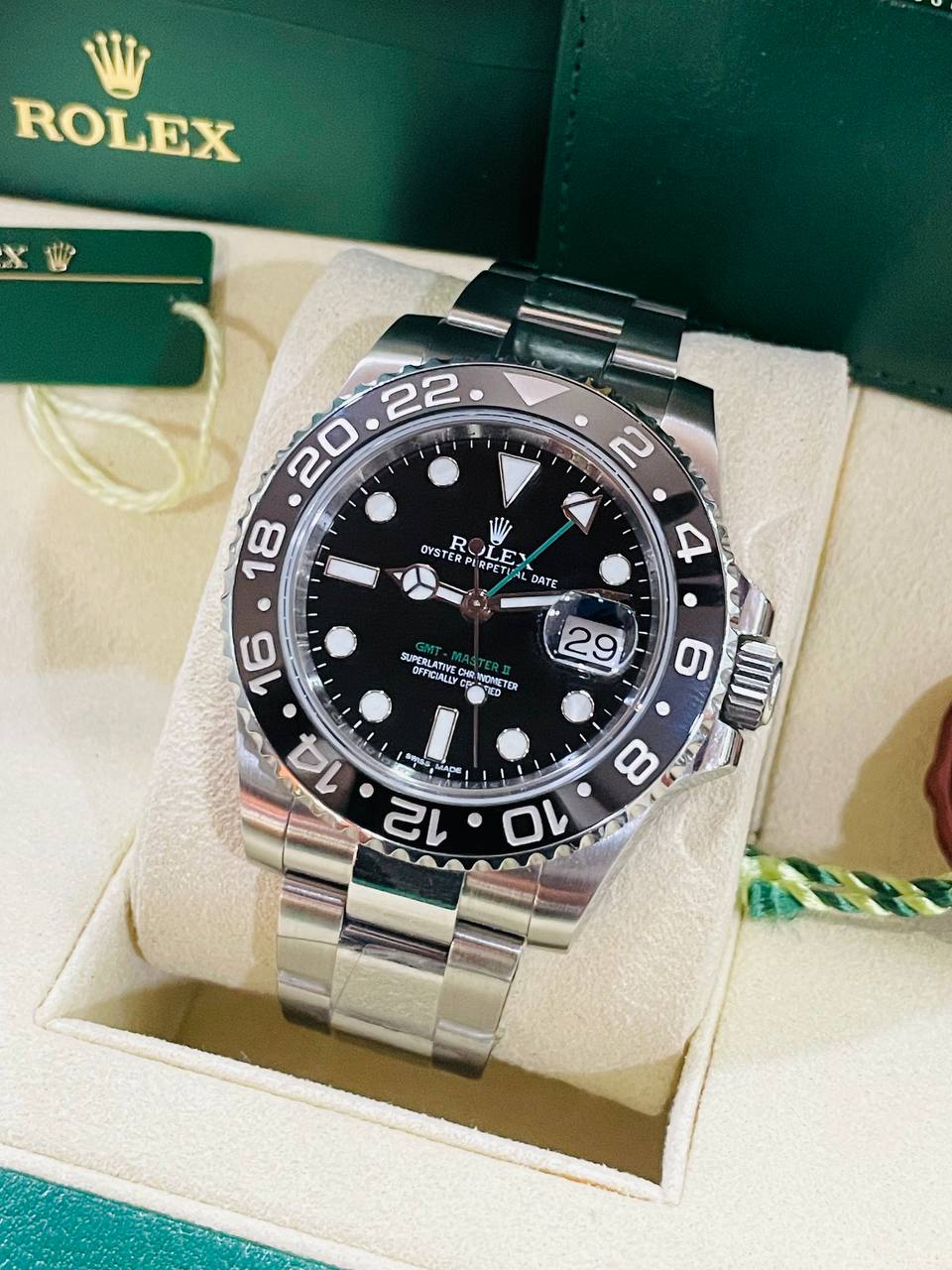 Rolex GMT Master II Model reference 116710LN 40mm