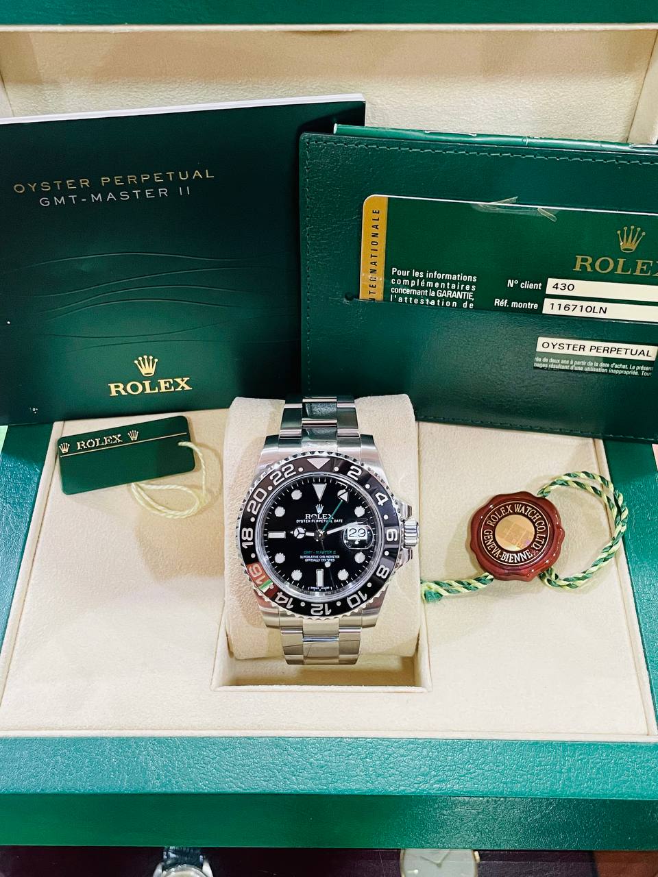 Rolex GMT Master II Model reference 116710LN 40mm - Image 3