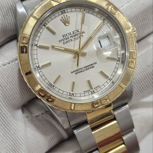 Rolex Thunderbird 16263 18k Gold Aviation Bi direction bezel